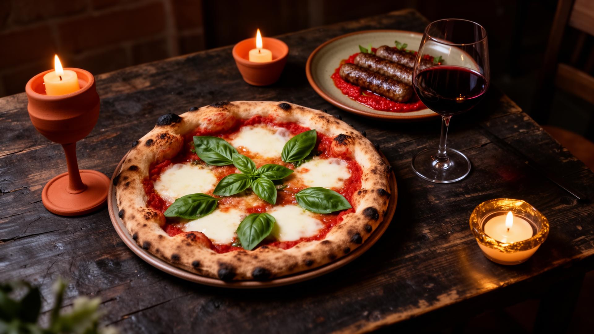 Wood-fired Pizza und Cevapcici im Restaurant Histria